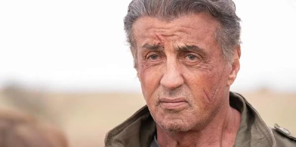 Sylvester Stallone playing Rambo in Last Blood