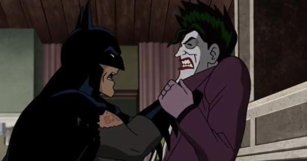 Kevin Co<em></em>nroy and Mark Hamill in Batman: The Killing Joke