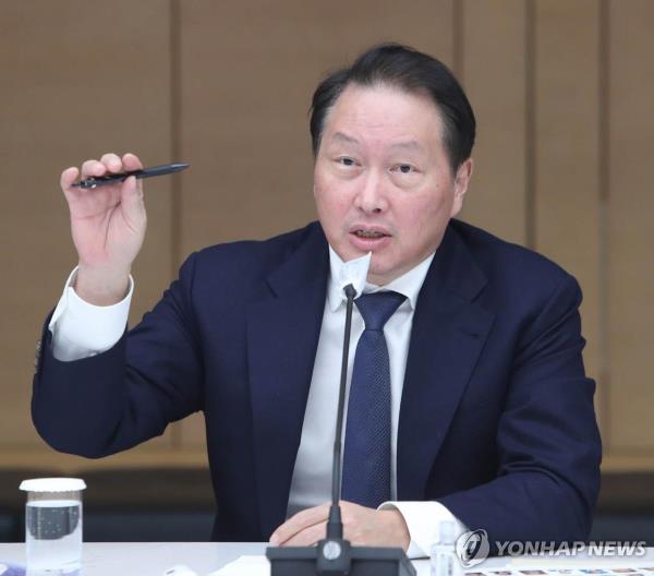 SK Group Chairman Chey Tae-won (Yonhap)