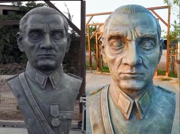 Atatürk bust taken down after public backlash