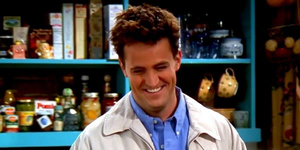 Matthew Perry as Chandler Smiling on Friends