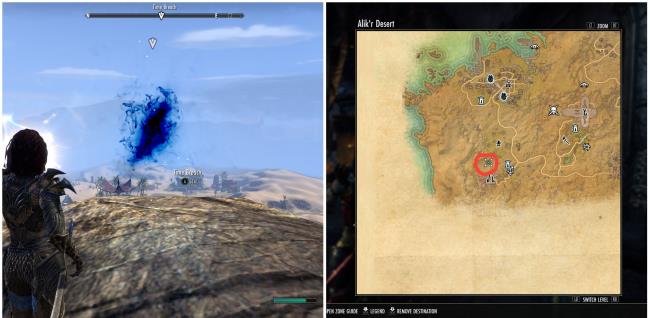 Second time breach location in Alik'r Desert